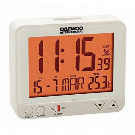 Daewoo äratuskell DBF120, valge