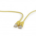 Yellow Patch cord cat. 5E molded strain relief 50u" plugs, 3 m