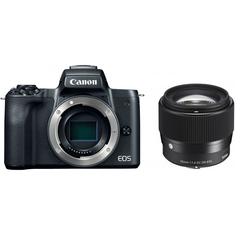 Canon EOS M50 + Sigma 56mm f/1.4, must