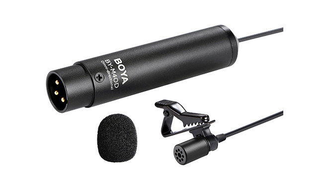 Boya mikrofons BY-M4OD Omni XLR Lavalier