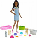 Barbie Bath Fun Animals & Doll (brunette) - FXH12
