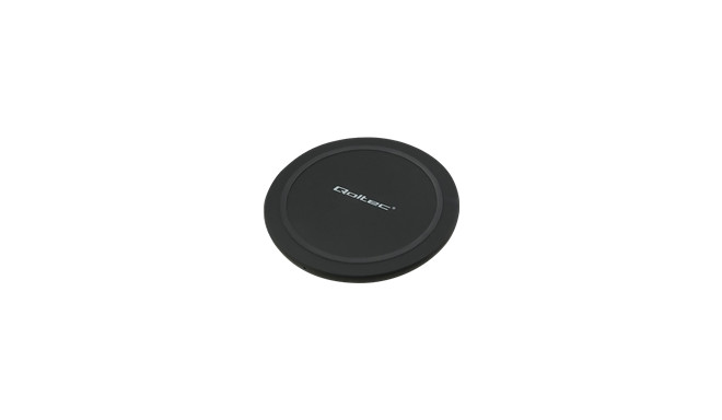 QOLTEC 51841 Qoltec Induction Wireless Charger RING Qualcomm QuickCharge 3.0 10W black