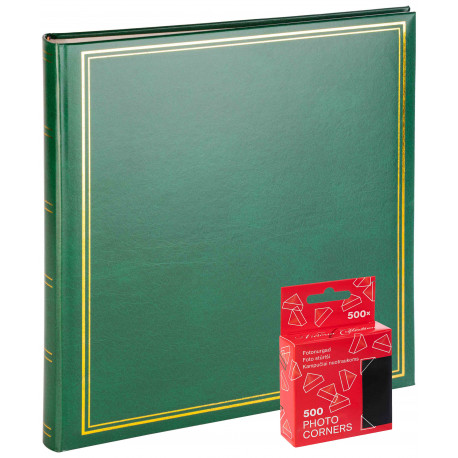 Album B60PG Classic Cream, green + photo corners 500pcs