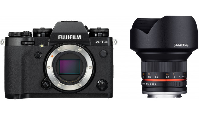 Fujifilm X-T3  + Samyang 12mm f/2.0, черный