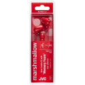 JVC HA-FX38-R-E Marshmallow Headphones Red