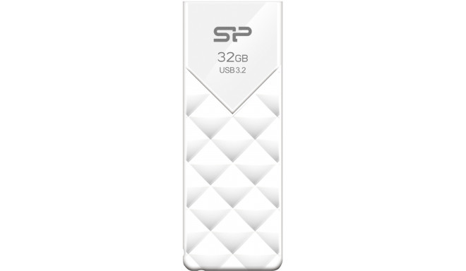 Silicon Power mälupulk 32GB Blaze B03 USB 3.2, valge