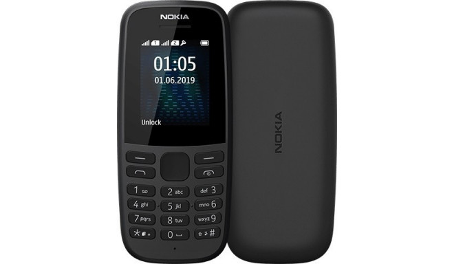 Nokia 105 2019 Dual SIM, black