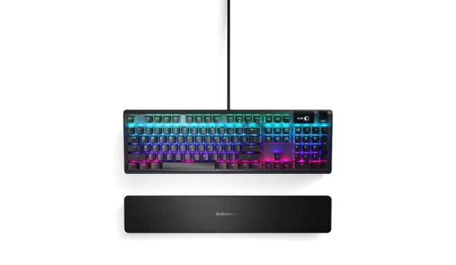GAMING KEYBOARD STEELSERIES APEX 5 HYBRID MECHANICAL SWITCHES RGB BACKLIGHT US LAYOUT