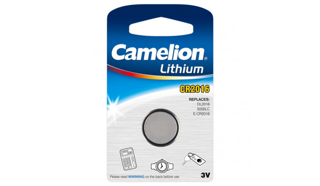 Camelion patarei CR2016 Lithium 3V