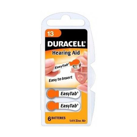 Duracell battery A13/DA13/ZL13 6pcs