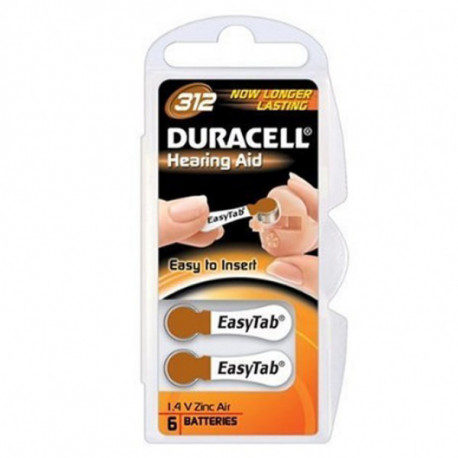 Duracell батарейка A312 1,45V/6B