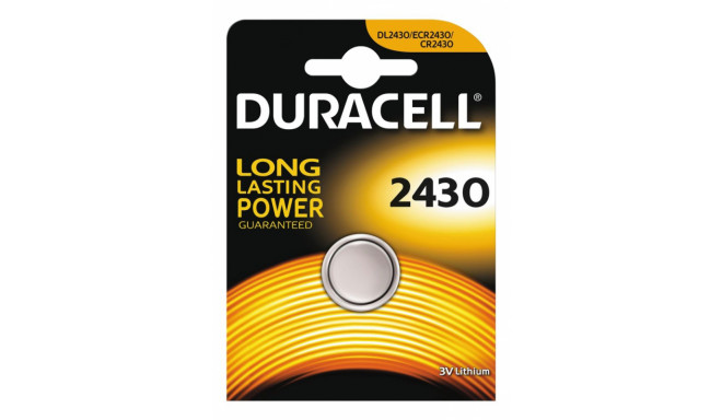 Duracell батарейка CR2430/DL2430 3V/1B