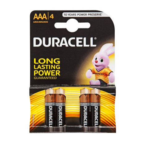 Duracell baterija LR03/AAA/MN2400 Basic 4B