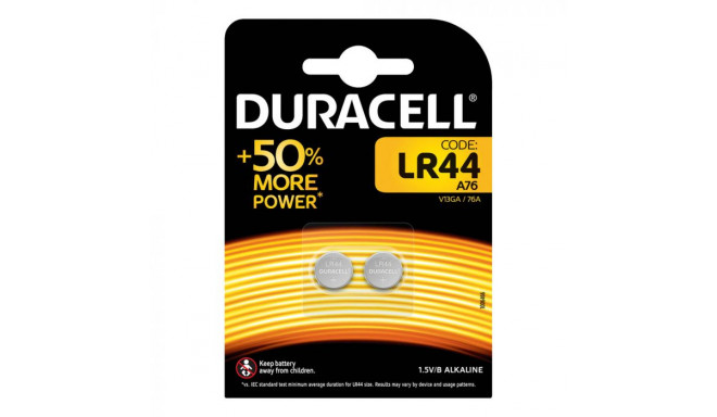Duracell battery LR44/A76 1,5V/2B