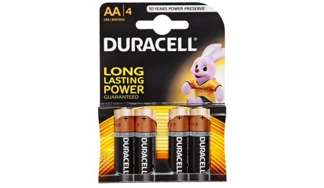Duracell батарейка LR6/AA MN1500 Basic/4B