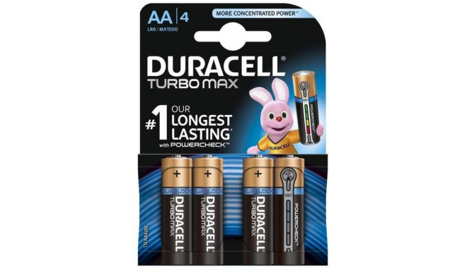 Duracell battery LR6/AA/MX1500 Turbo 4B