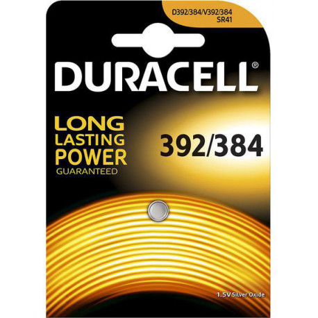 Duracell battery SR41/D392/384 1,5V/1B