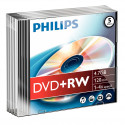 1x5 Philips DVD+RW 4,7GB 4x SL