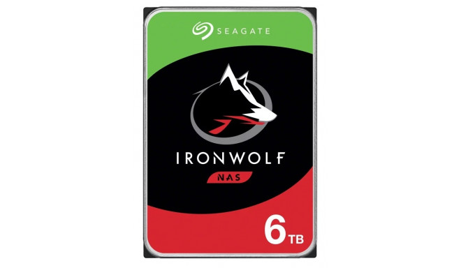 Seagate kõvaketas IronWolf 6TB 3,5" 256MB ST6000VN001