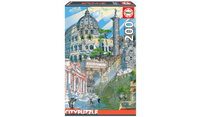 EDUCA CityPuzzle 200 Ele mets Roma