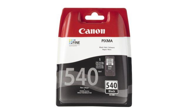 Tint Canon PG-540 väike 180lk must/black PIXMA MG2150/2250/3150/3250/3510/3550/3650/4150/4250 TS5150