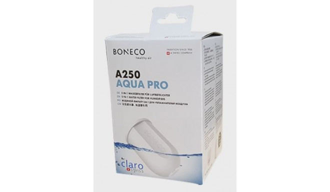 Õhuniisuti filter BONECO A250 veekareduse vähendamine ja vee puhastamine aktiivsöe graanulitega