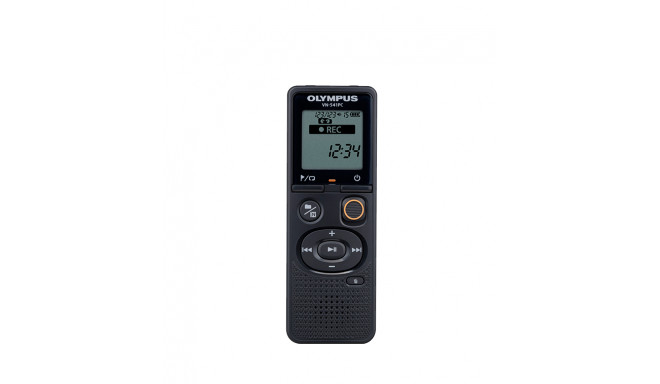 Digidiktofon Olympus VN-540PC black 4GB WMA 1,39` display 2xAAA, mobiilne USB-kaabel, 2YW