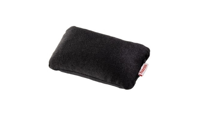 Randmetugi hiirepadjale Hama "Mouse" Wrist Rest ,must, masseeriv, tekstiilkattega, 134x9x96mm