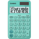 Taskukalkulaator Casio SL-310UC Green/roheline - 10 kohaline, tava- ja päikesepatarei, 50gr, 8x70x11