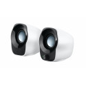 Kõlarid Logitech Stereo Speakers Z120 portable USB 1,2W total RMS white/black (valge/must)