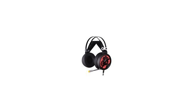 A4Tech kõrvaklapid + mikrofon Bloody M660 USB, must/punane (A4TSLU45907)