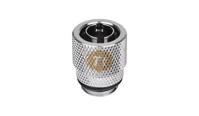 Pacific 3/8 "" IN x 1/2 OUT Compr. silver