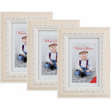 Photo frame Seoul 10x15, white 3pcs (1303540)