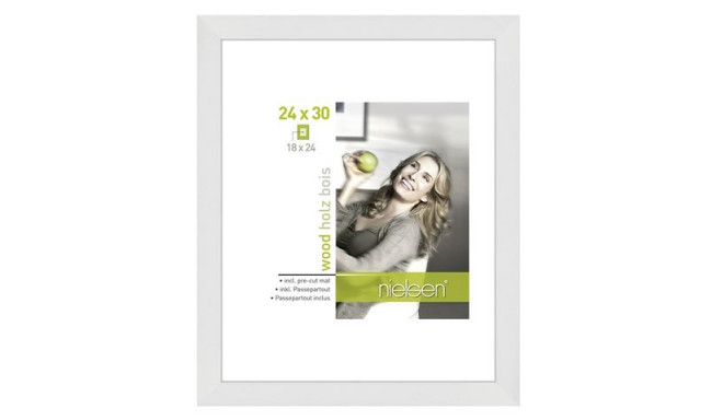 Nielsen Photo Frame 8988007 Apollon White 24x30 / 18x24 cm