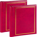 Album SA60S Magnetic 60pgs Classic, red 2pcs