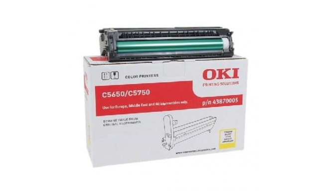 OKI trummel C5650/5750 20000lk, kollane