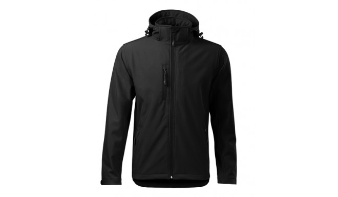 Adler meeste softshell kapuutsiga 522 must XL