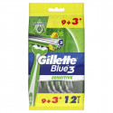 Gillette Blue 3 Sensitve 9+3 tasuta