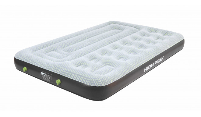 Air bed Multi Comfort Plus, grey/green/black, 198 x 137 x 22 cm