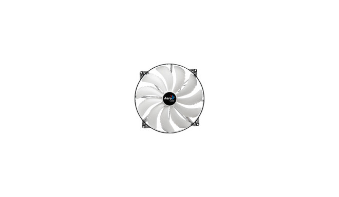 AEROCOOL AEROSM-20WL AEROCOOL PC fan SILENT MASTER WHITE LED, 200x200x20mm