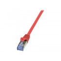 LOGILINK CQ3034S LOGILINK - Patch Cable Cat.6A 10G S/FTP PIMF PrimeLine red 1m