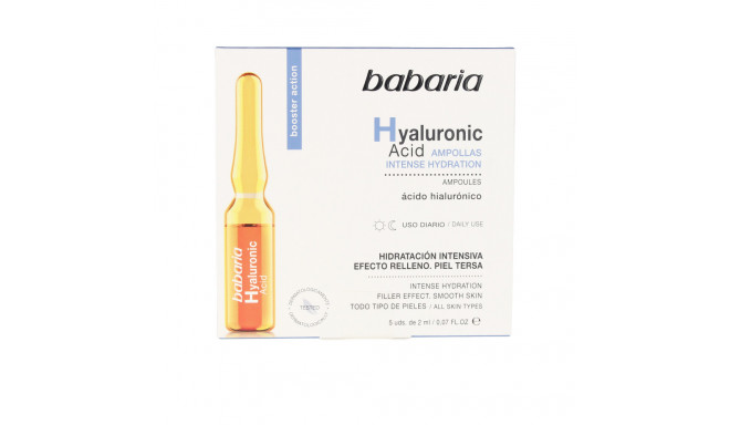 BABARIA HYALURONIC ACID intense hydration ampollas 5 x 2 ml