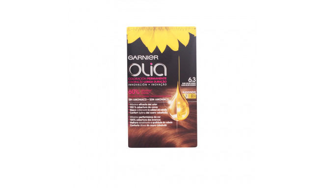 GARNIER OLIA coloración permanente sin amoniaco #6.3-rubio oscuro dorado 1 u
