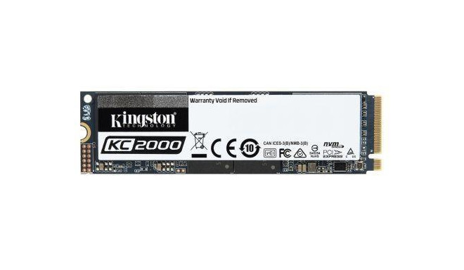 Kingston SSD KC2000 1TB M.2 PCIE NVMe TLC