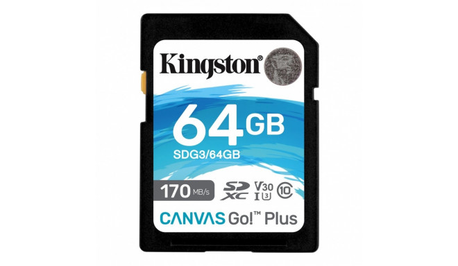 SD 64GB Canvas Go Plus 170/70MB/s CL10 U3 V30