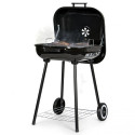 Modern Home Garden Grill with cover and shelf