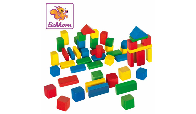 Eichhorn Colorful Wooden Blocks - 100050161