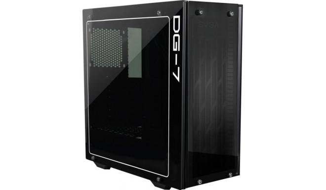 EVGA computer case DG-75 Gaming Tower, black matt