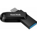 SanDisk Ultra Dual Drive Go 256 GB, USB flash drive (black, USB-A 3.2 Gen 1, USB 3.2 C gene 1)