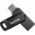 SanDisk Ultra Dual Drive Go 256 GB, USB flash drive (black, USB-A 3.2 Gen 1, USB 3.2 C gene 1)